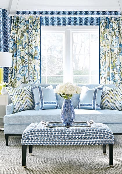 Thibaut Haven Fabric in Grey