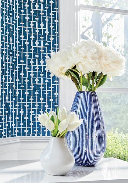 Thibaut Haven Wallpaper in Spa Blue