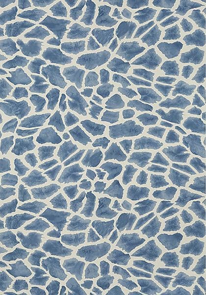 Thibaut Makena Wallpaper in Slate Blue