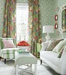Thibaut Ming Trail Wallpaper in Red