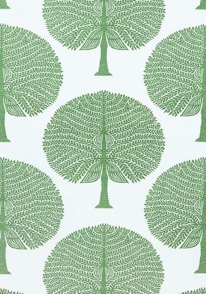 Thibaut Mulberry Tree Fabric in Green