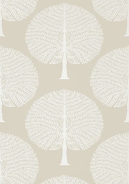 Thibaut Mulberry Tree Wallpaper in Natural