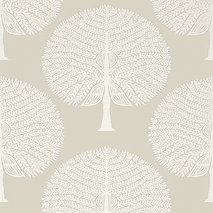 Thibaut Mulberry Tree Wallpaper in Natural