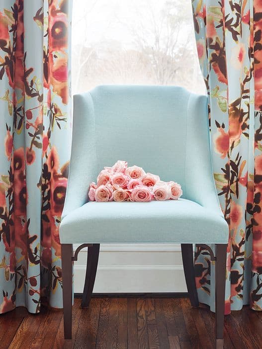 Thibaut Open Spaces Fabric in Turquoise