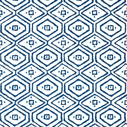 Thibaut Pass-a-Grille Wallpaper in Navy