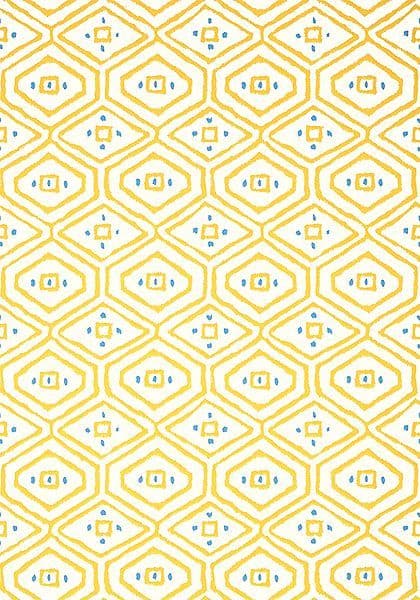 Thibaut Pass-a-Grille Wallpaper in Yellow