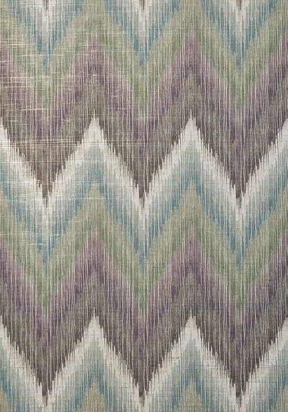 Thibaut Piedmont Wallpaper in Eggplant and Charcoal