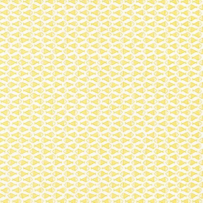 Thibaut Pisces Wallpaper in Yellow