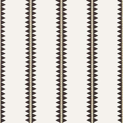 Thibaut Reno Stripe Wallpaper in Black