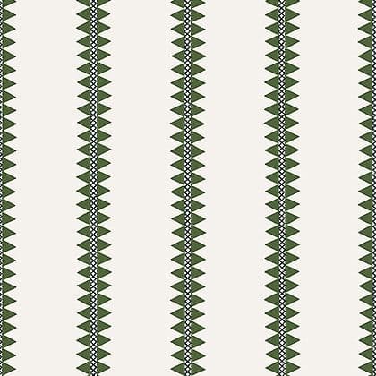 Thibaut Reno Stripe Wallpaper in Green