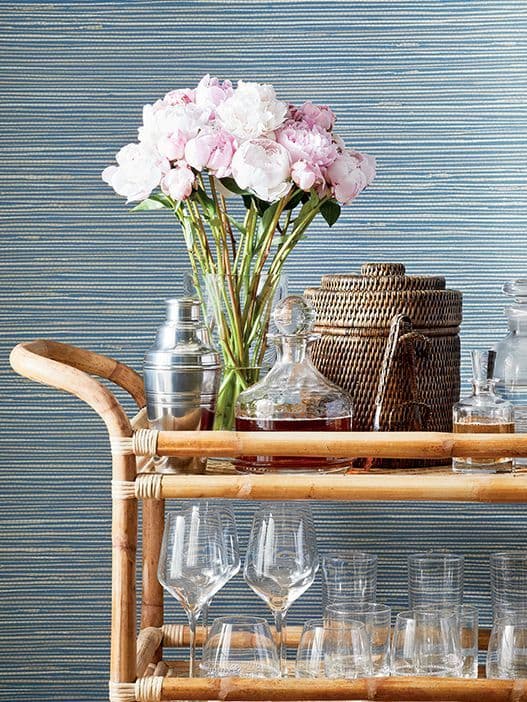 Thibaut St. Thomas Wallpaper in Mineral