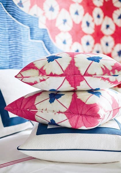 Thibaut Sunburst Wallpaper in Pink and Coral