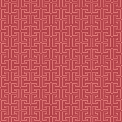 Thibaut T-Square Wallpaper in Raspberry