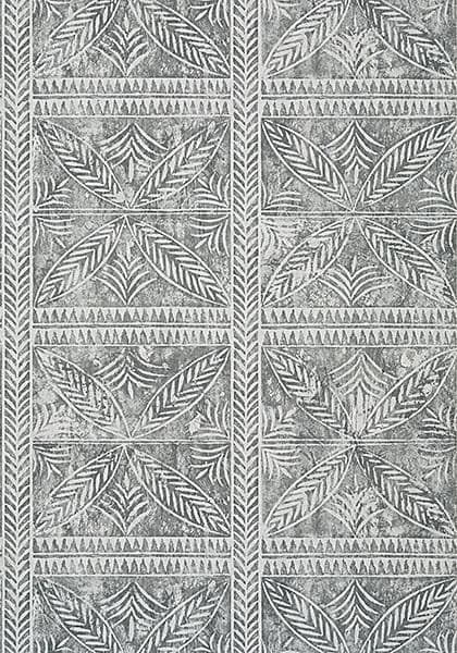 Thibaut Timbuktu  Wallpaper in Grey
