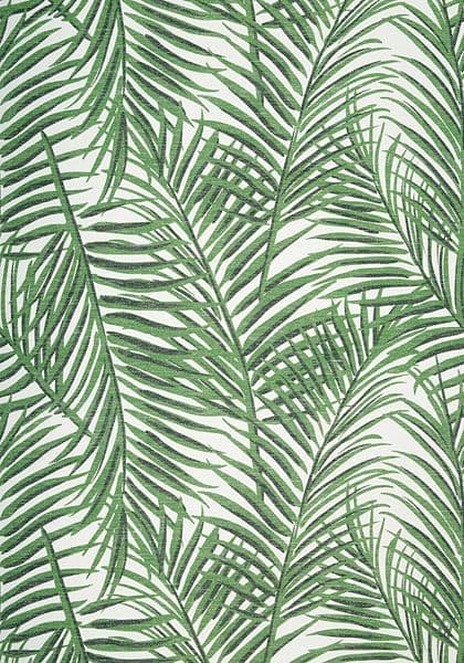 Thibaut West Palm Wallpaper in Emerald Green