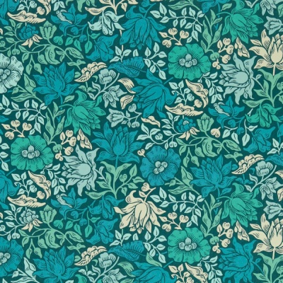 Clarke & Clarke Mallow Wallpaper in Teal