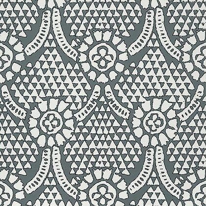 Thibaut Chamomile Wallpaper in Grey
