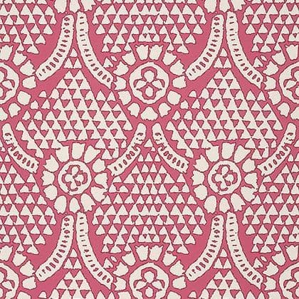 Thibaut Chamomile Wallpaper in Pink