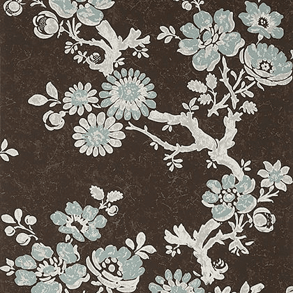Thibaut Claudette Wallpaper in Brown