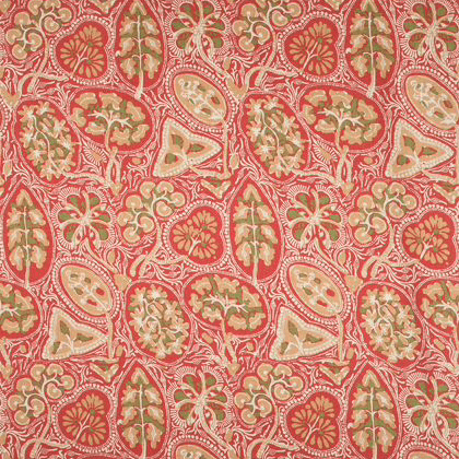 Thibaut Cochin Fabric in Red