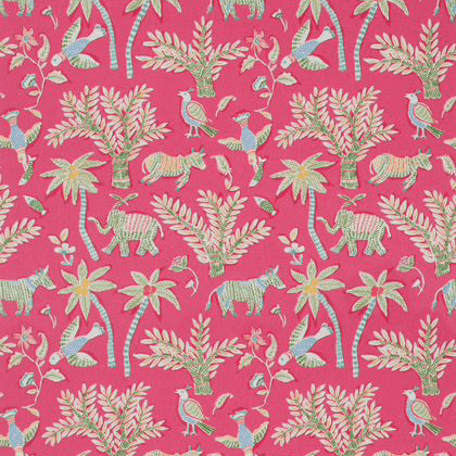 Thibaut Goa Fabric in Pink