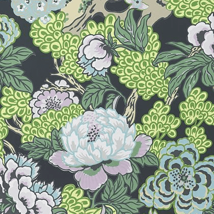 Thibaut Honshu Wallpaper in Grey