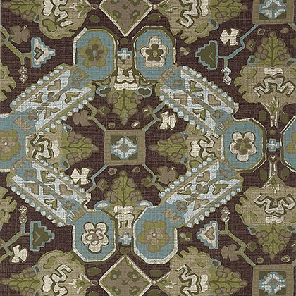 Thibaut Persian Carpet Wallpaper in Brown