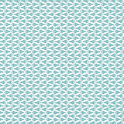 Thibaut Pisces Wallpaper in Turquoise