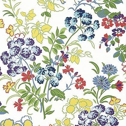 Thibaut Spring Garden Wallpaper in Brights