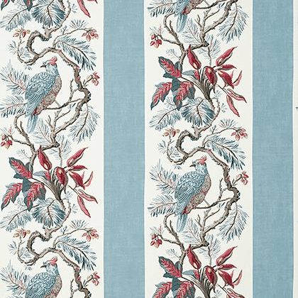 Thibaut Williamson Wallpaper in Spa Blue
